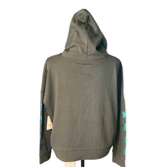 NWT Ivory Ella's Gray Hooded Sweatshirt Size Large - Picture 7 of 8